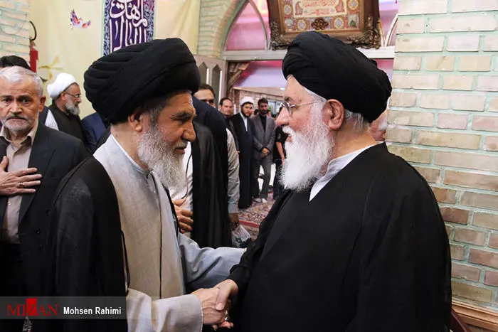 تشییع پیکر همسر آیت‌الله علم‌الهدی