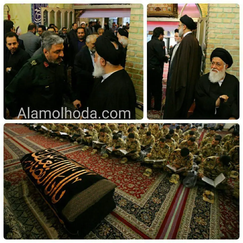 (عکس) وداع علم‌الهدی با همسرش