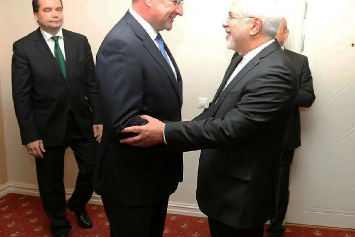 دیدار ظریف با همتای اسلواکی خود