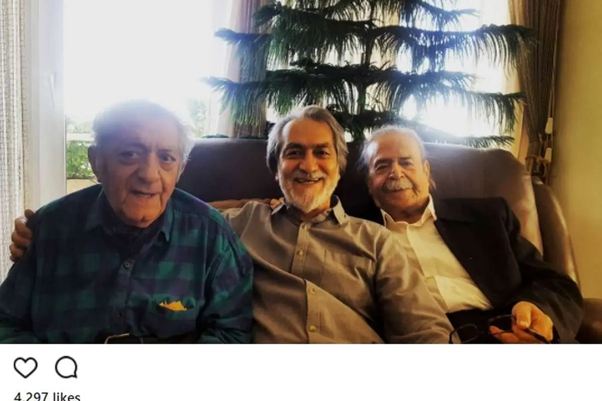 دیدار محمدعلی کشاورز و عزتالله انتظامی
