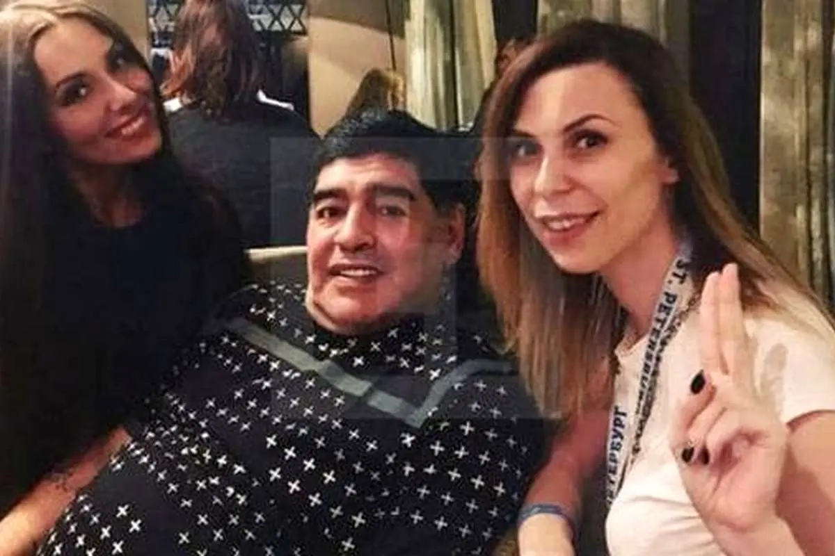تعرض جنسی مارادونا به خبرنگار زن روسی!