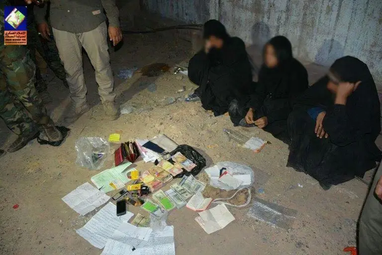 دستگیری 7 زن انتحاری در صلاح‌الدین