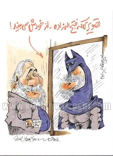 (کاریکاتور) فتح‌الله‌زاده در هیبت جدید!