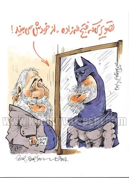 (کاریکاتور) فتح‌الله‌زاده در هیبت جدید!