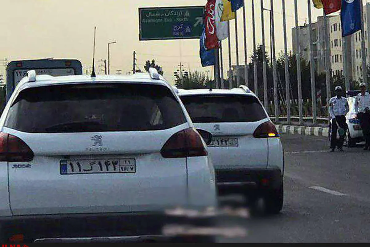 (عکس) رژه پژوهای 2008 در صبح تهران