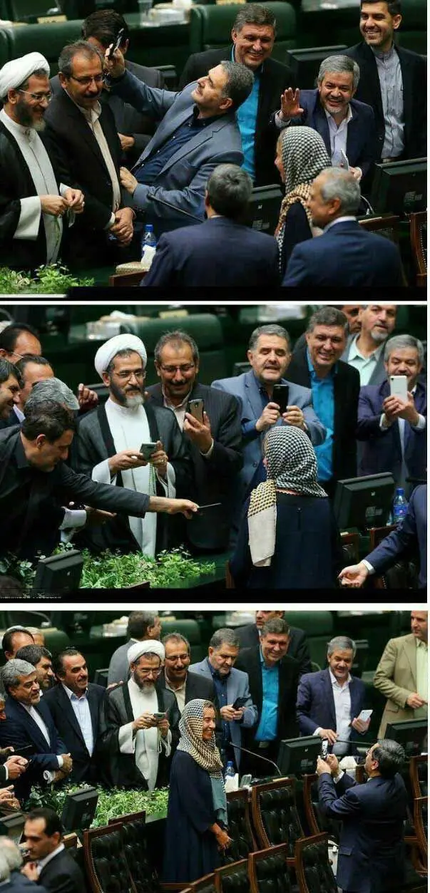 (تصاویر) آنهایی که با موگرینی سلفی گرفتند