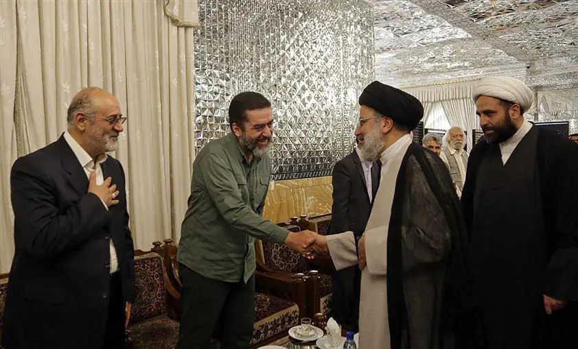 (تصاویر) رئیسی در روز تحلیف روحانی