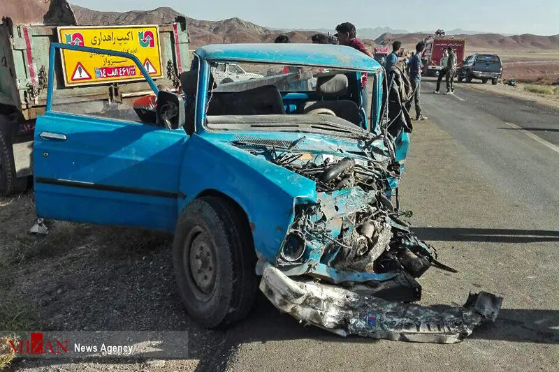 (تصاویر) انفجار تانکر سوخت در سبزوار