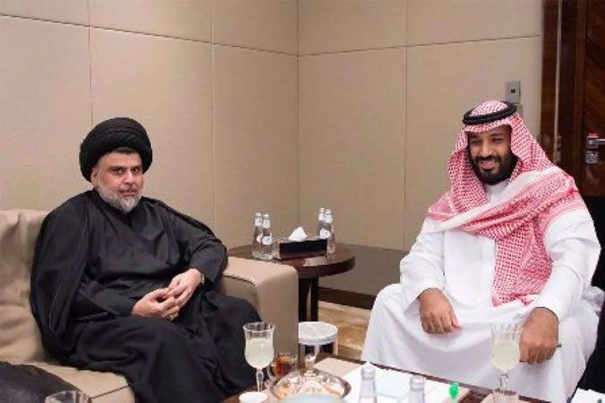 دیدار مقتدی صدر با ولیعهد عربستان