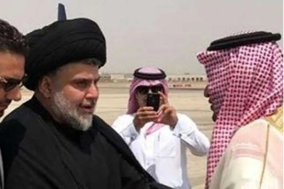 (تصاویر) مقتدی صدر میهمان محمد بن سلمان