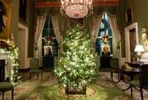 کاخ سفید آماده استقبال از کریسمس