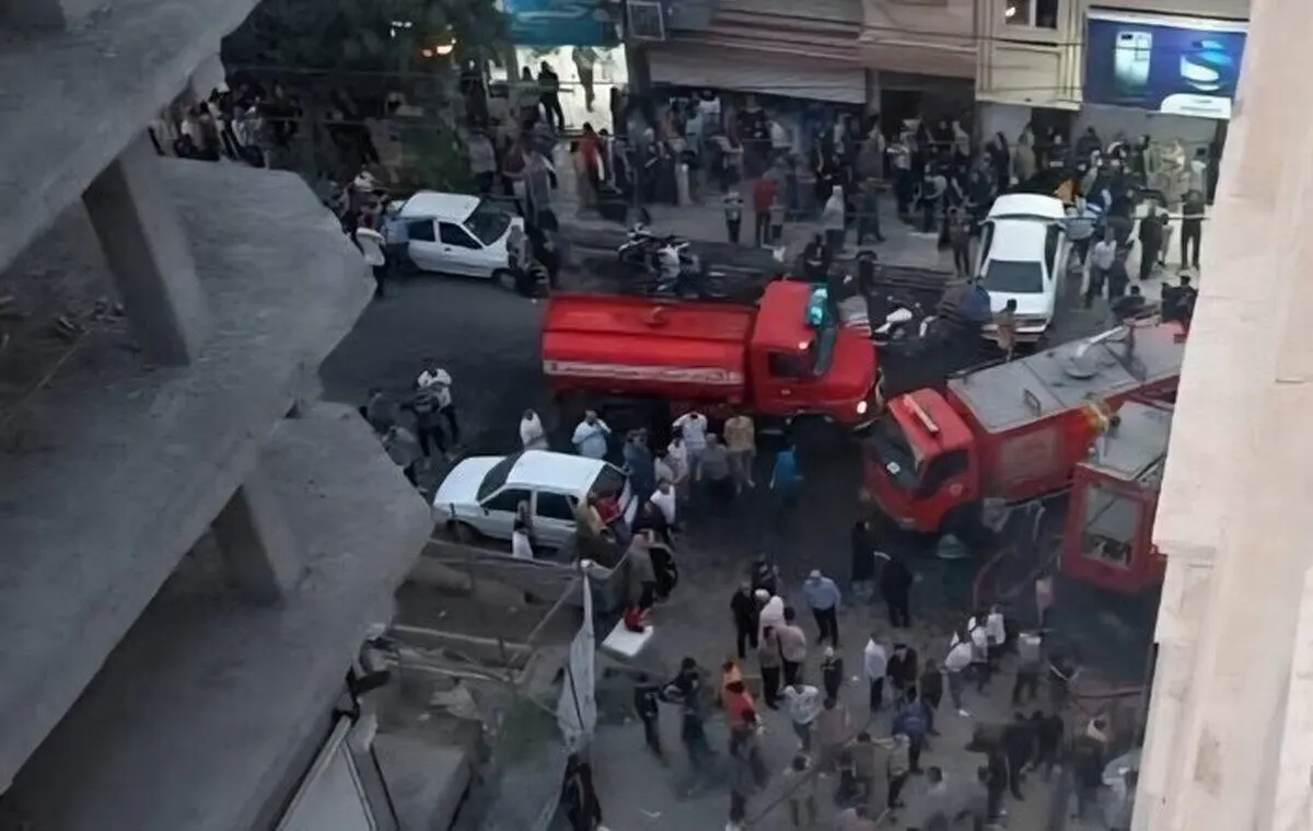 آتش سوزی در یک ساختمان مسکونی در تهران؛ فوت چهار عضو یک خانواده
