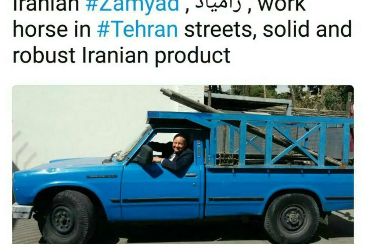 سفیر آلمان سوار بر ماشین خاطرهانگیز ایرانیها