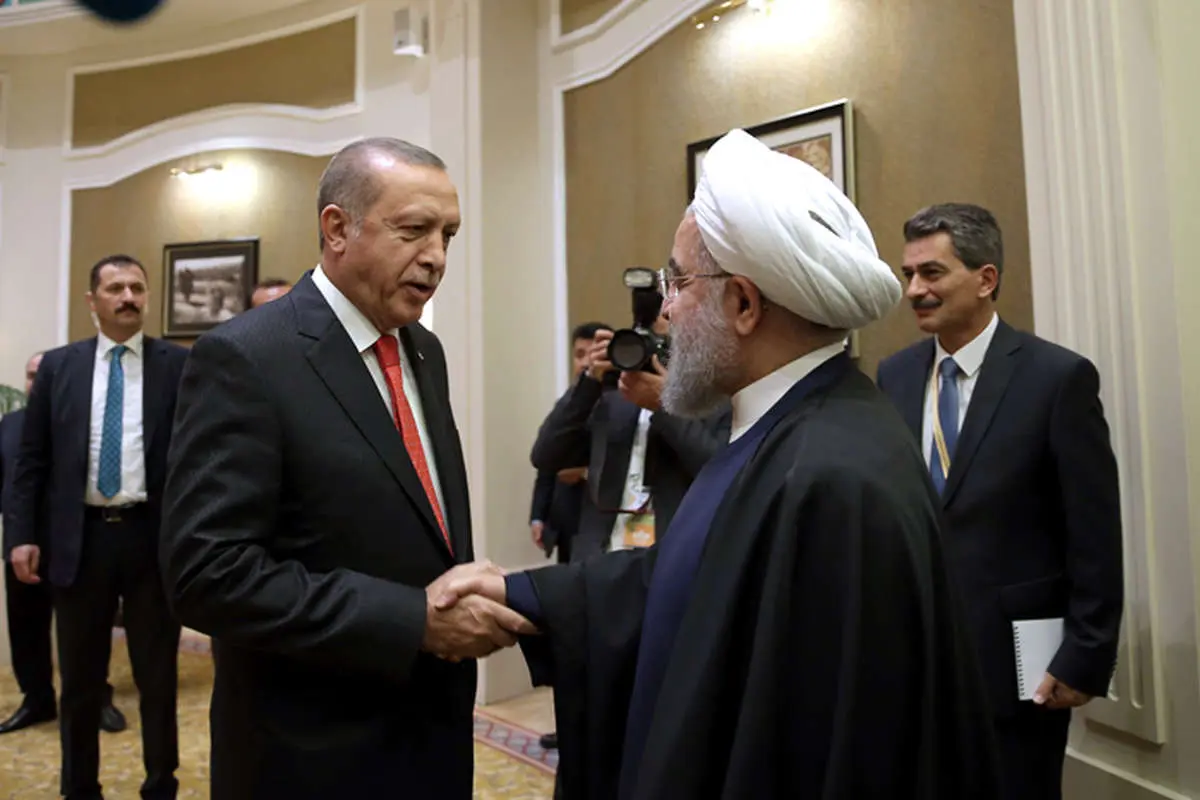 (تصاویر) دیدار روحانی و اردوغان در قزاقستان