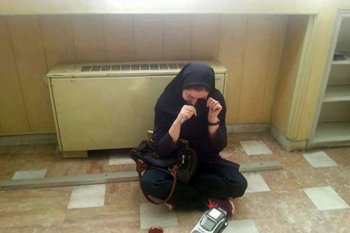 جنجال عکس "زن گریان" در فضای مجازی