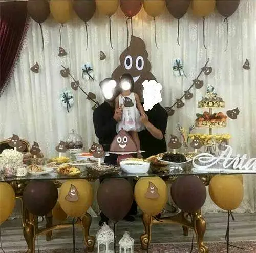امروز جشن "گودبای پمپرز" شاینا جون بود!
