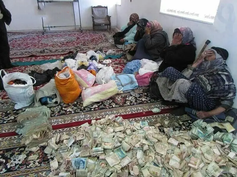 اموال و دارایی چند متکدی در خانه‌شان!