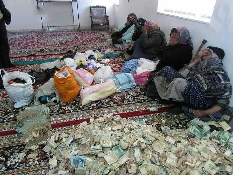 اموال و دارایی چند متکدی در خانه‌شان!