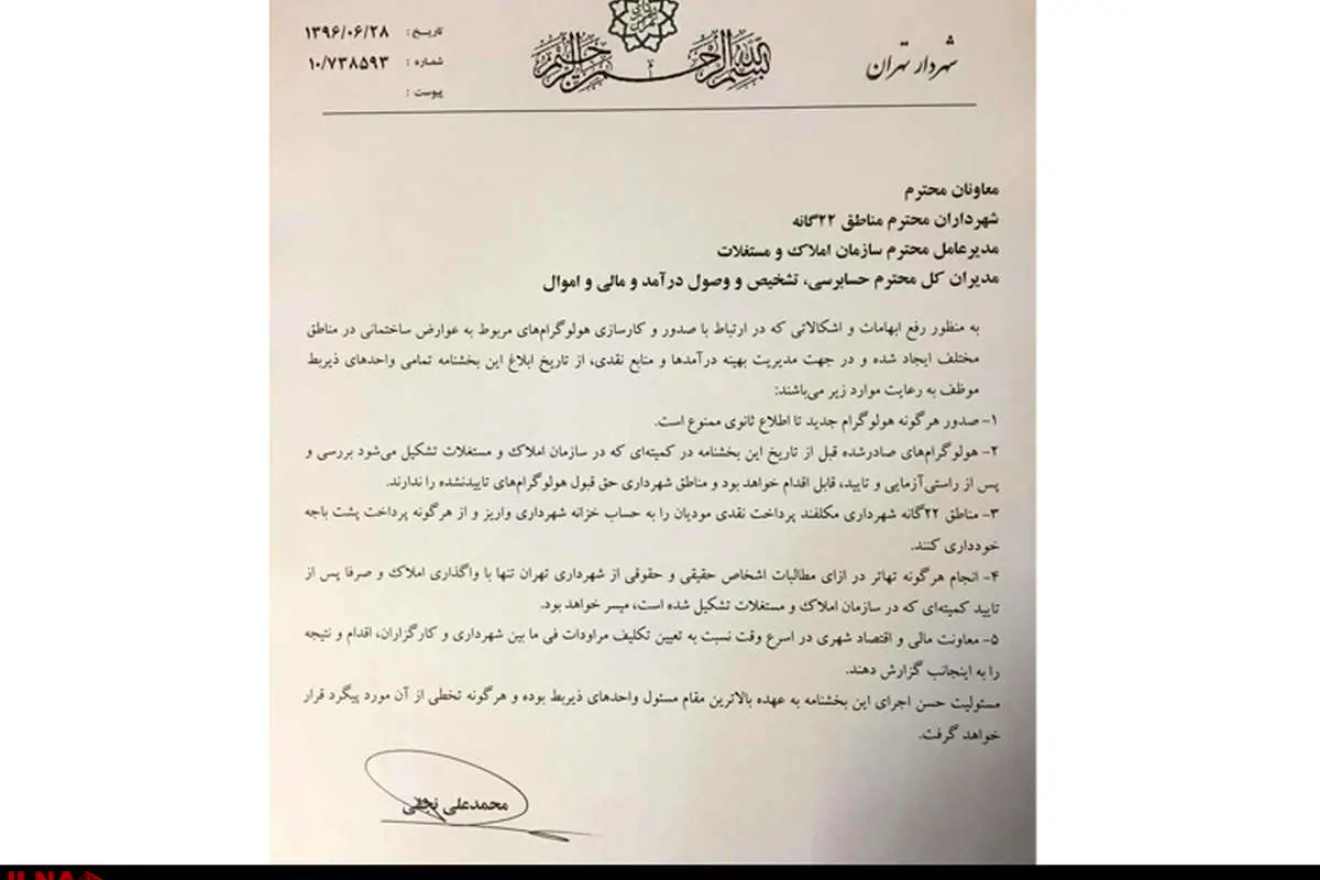 صدور هر گونه مجوز تراکم شناور ممنوع شد