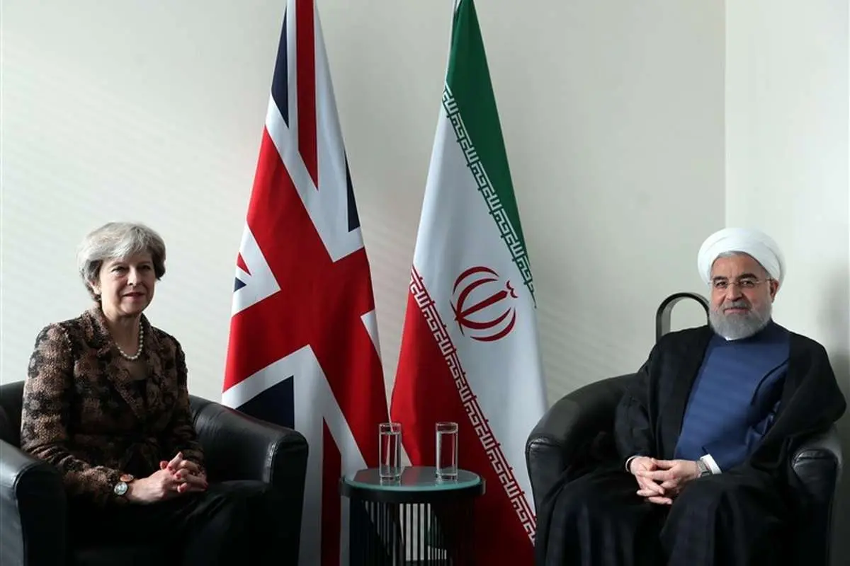 دیدار روحانی با "ترزا می"