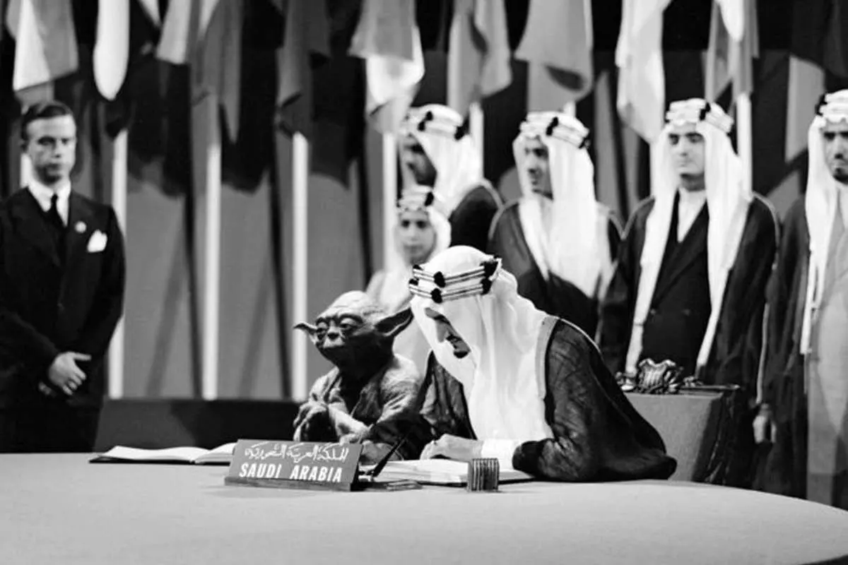 دردسر انتشار عکس طنزآلود پادشاه عربستان