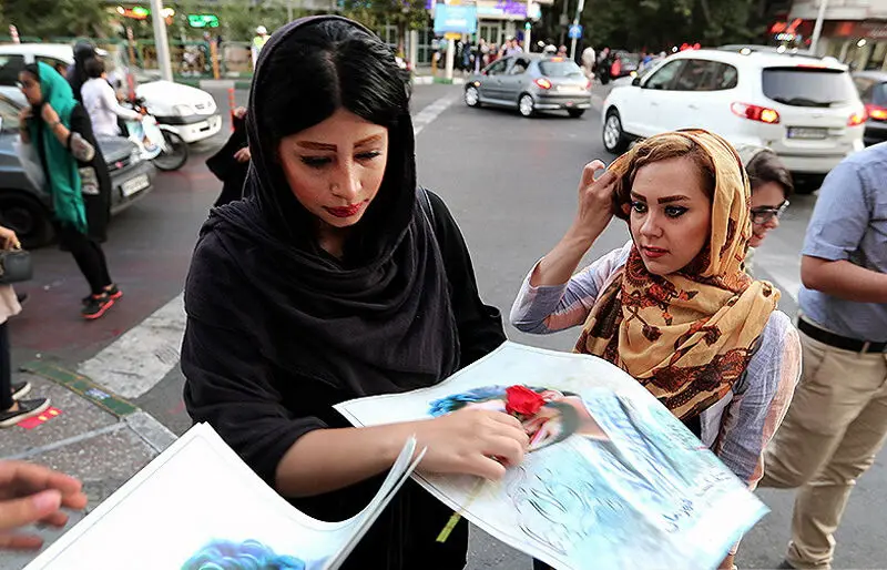 (تصاویر) کمپین استقبال از شهید حججی