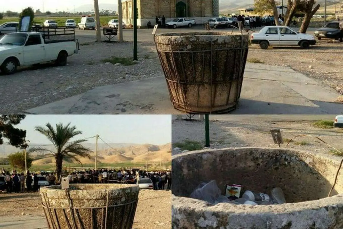 (تصاویر) اثر تاریخی که سطل زباله شد!