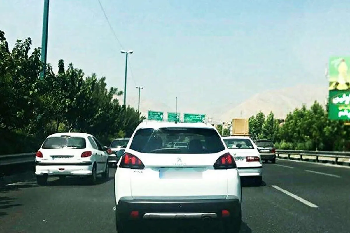 (تصویر) پژو 2008 با پلاک ملی در تهران