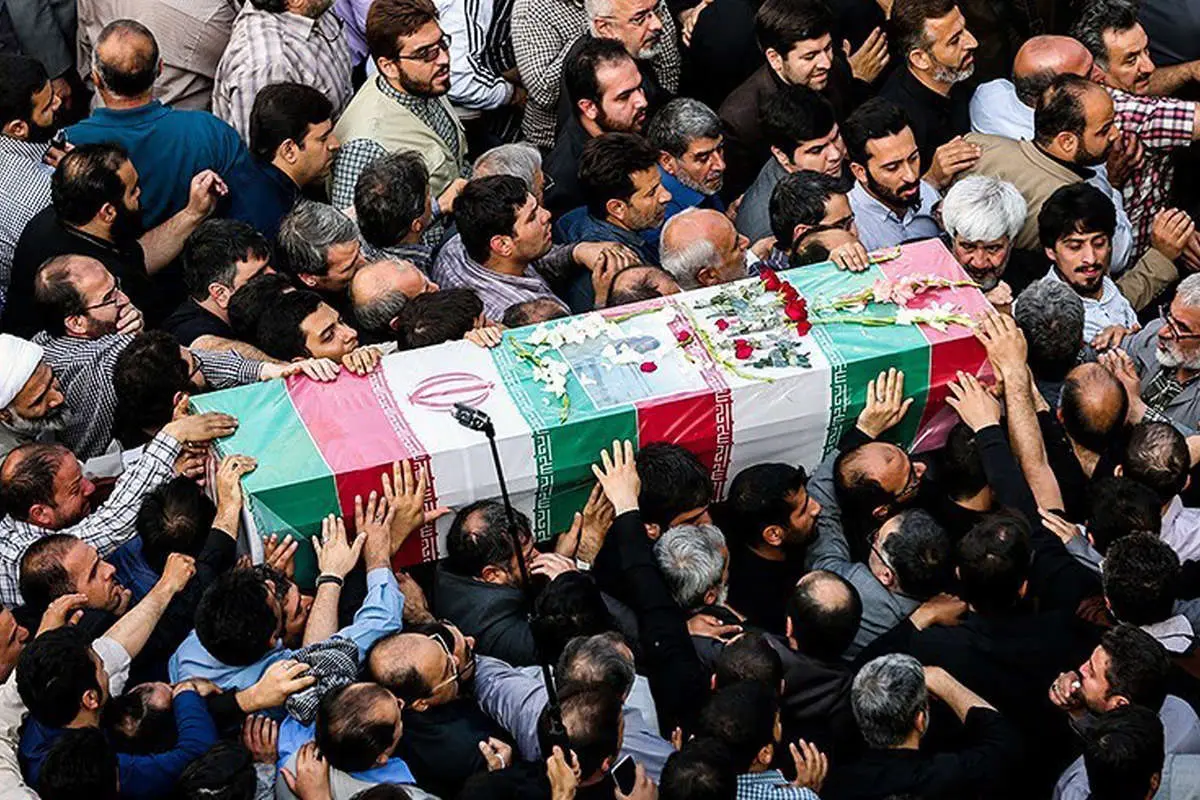 پیکر شهید حسن جنگجو در تبریز تشییع شد