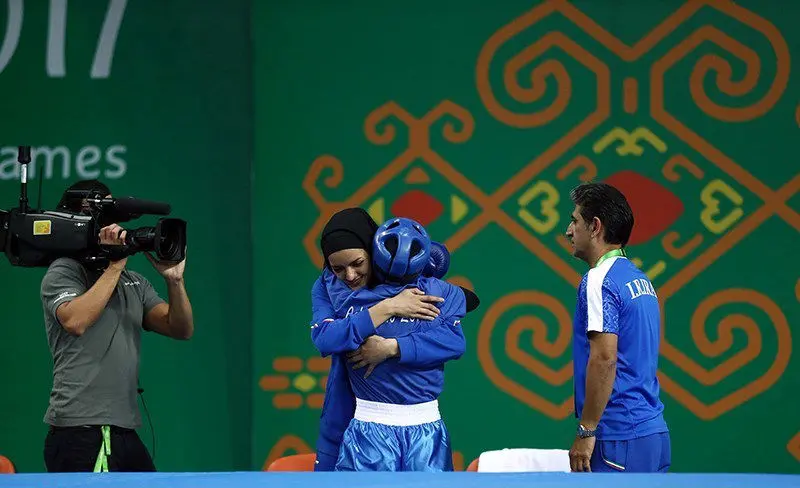 (تصاویر) بانوی بوکس ایران طلایی شد