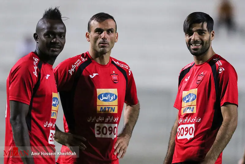 (تصاویر) تمرین عجیب مهاجمان پرسپولیس