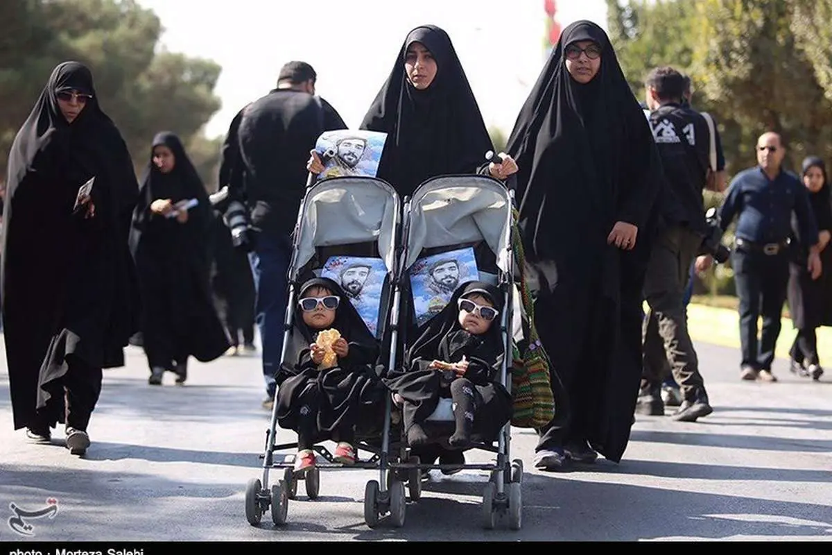 (تصاویر) مراسم تشییع شهید حججی در نجف آباد
