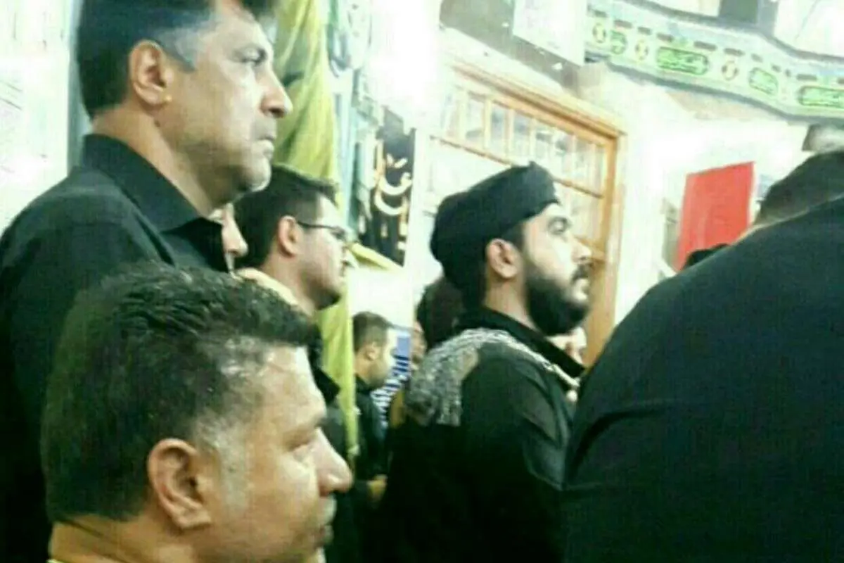(تصویر) علی دایی در مراسم عزاداری تاسوعا