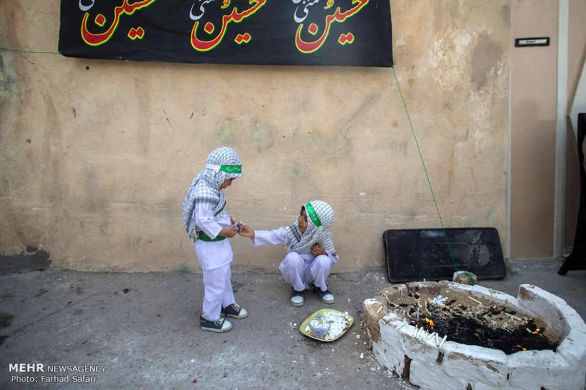 (تصاویر) خاکی ترین عزای حسین (ع)