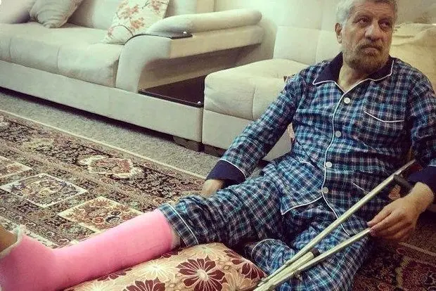 (عکس) صادق آهنگران دچار مصدومیت شد