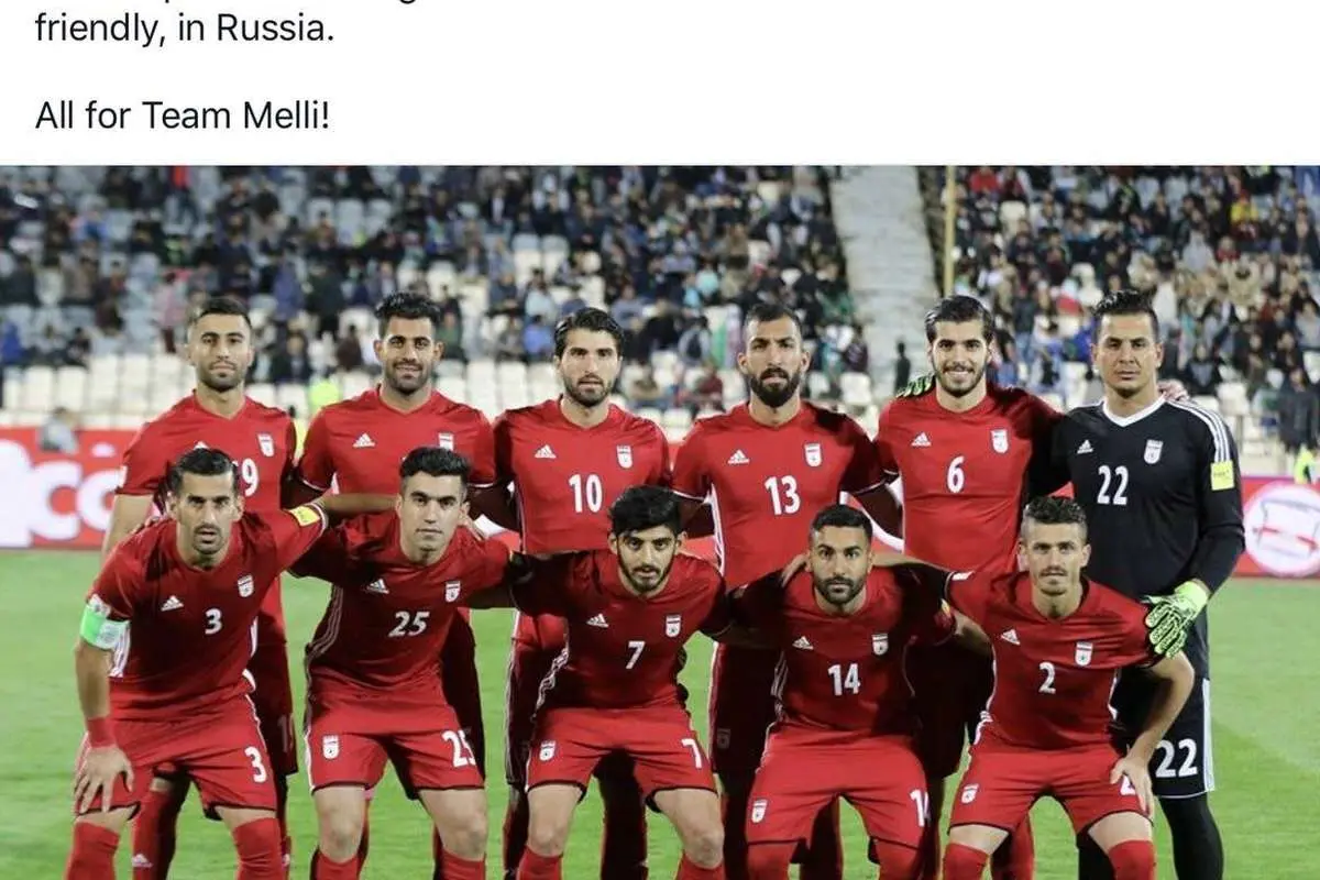 پست فیسبوکی کیروش بعد از برد مقابل توگو