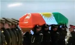 اعتراض بغداد به پرچم روی تابوت جلال‌طالبانی