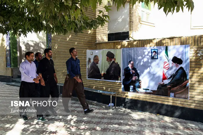 (تصاویر) مجلس ترحیم جلال طالبانی در مریوان