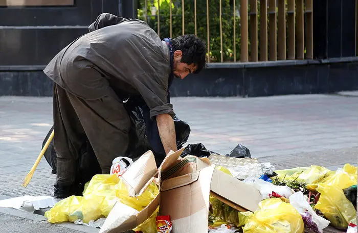 (تصاویر) زباله‌گردی در تهران