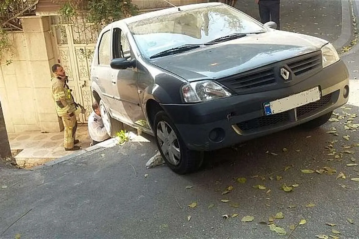 (تصاویر) نجات تندر۹۰ در کوچههای نیاوران
