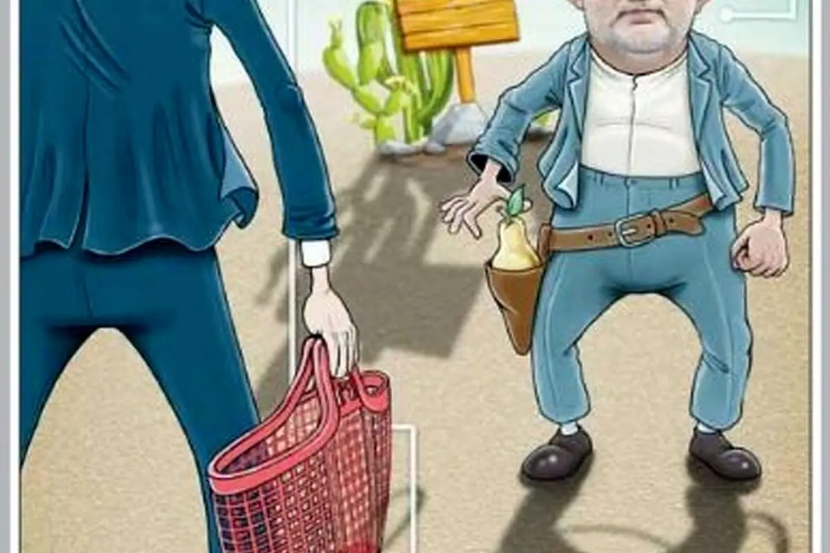 (کاریکاتور) دوئل قاضیپور و بقایی!