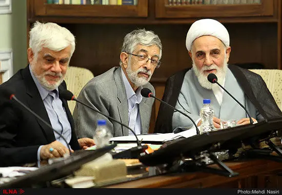 عکسی از هم نشینی سه کاندیدای ریاست جمهوری