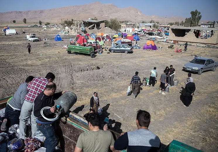 (تصاویر) دشت ذهاب پنج روز پس از زلزله