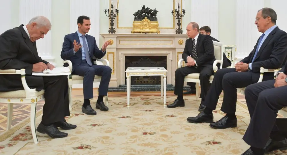 بشار اسد به روسیه رفت