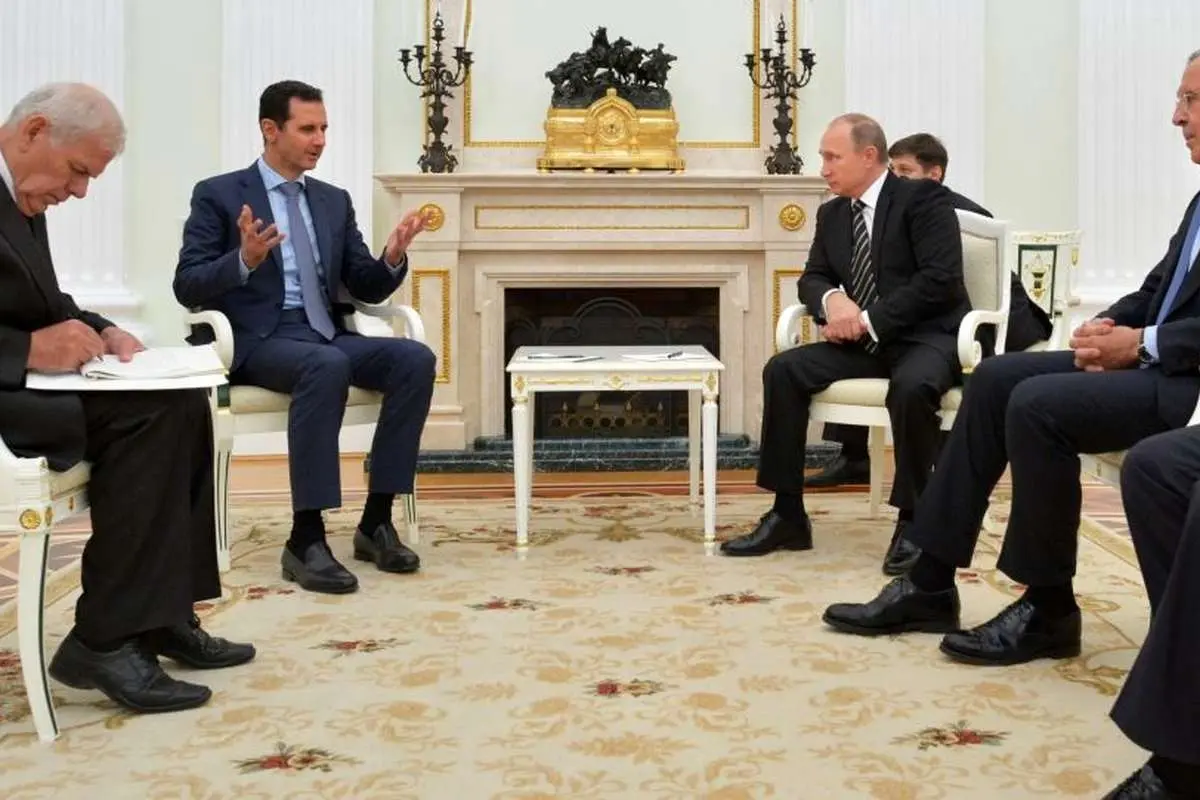 بشار اسد به روسیه رفت