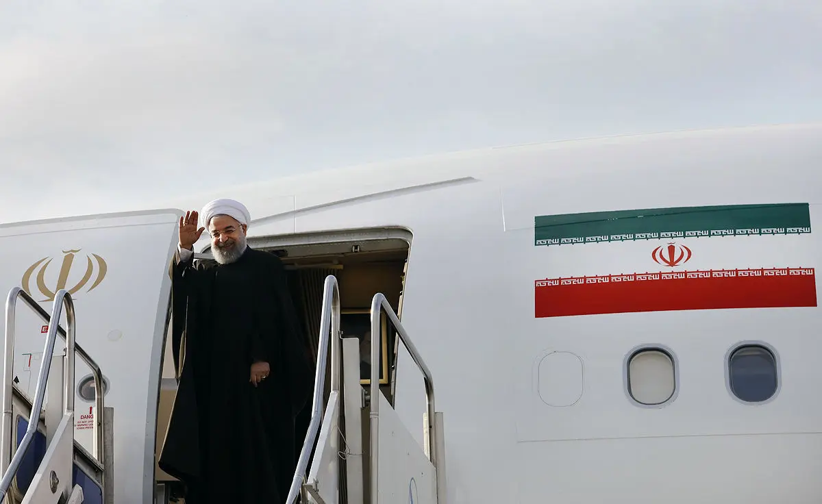 (تصاویر) سفر روحانی به مقصد روسیه