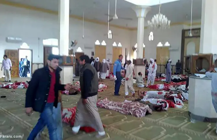 (تصاویر) 235 کشته در حمله تروریستی در مصر