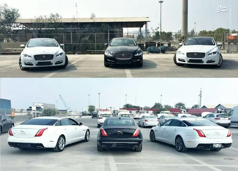 (تصویر) جگوارهای XJ در گمرک