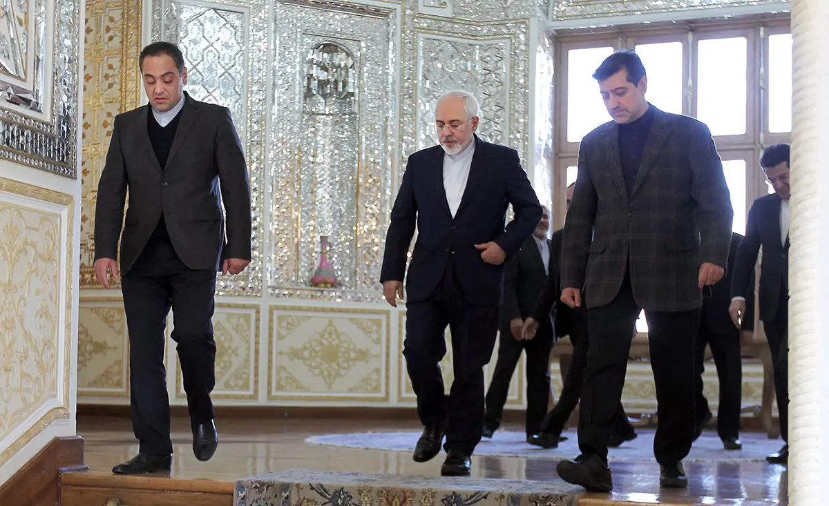 (تصاویر) دیدار وزیر اقتصاد و تجارت قطر با ظریف