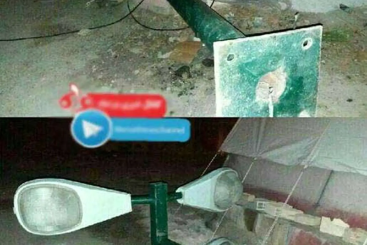 (تصویر) خطری که از بیخ گوش زلزله زدگان گذشت